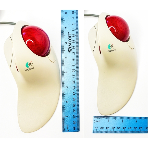 Logitech TrackMan Marble FX Finger- Operated PC Mouse T-CJ12 804251-0000 - Picture 7 of 16